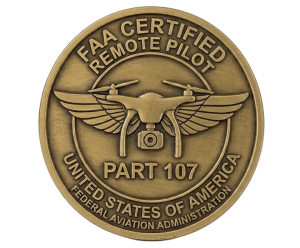 Rockford Illinois FAA Part 107 Licensed UAV Pilot Badge